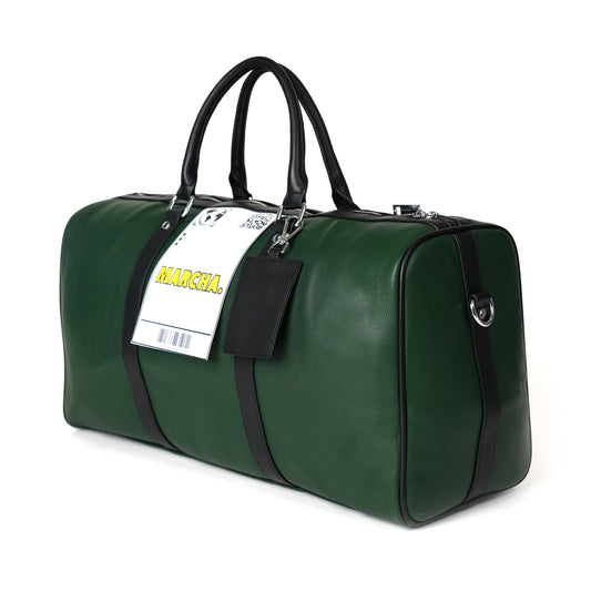 Green duffel