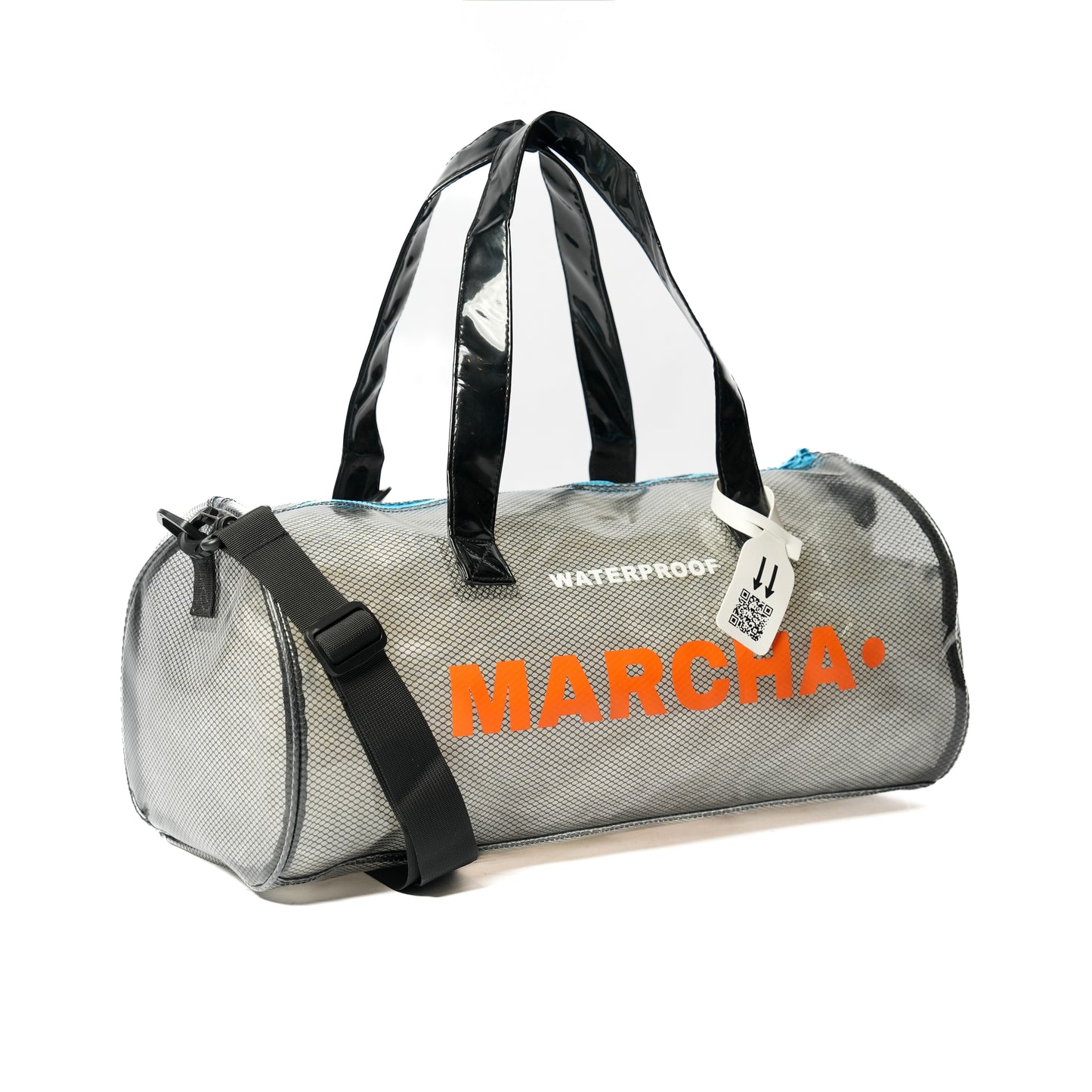Aqua Black Duffle Bag