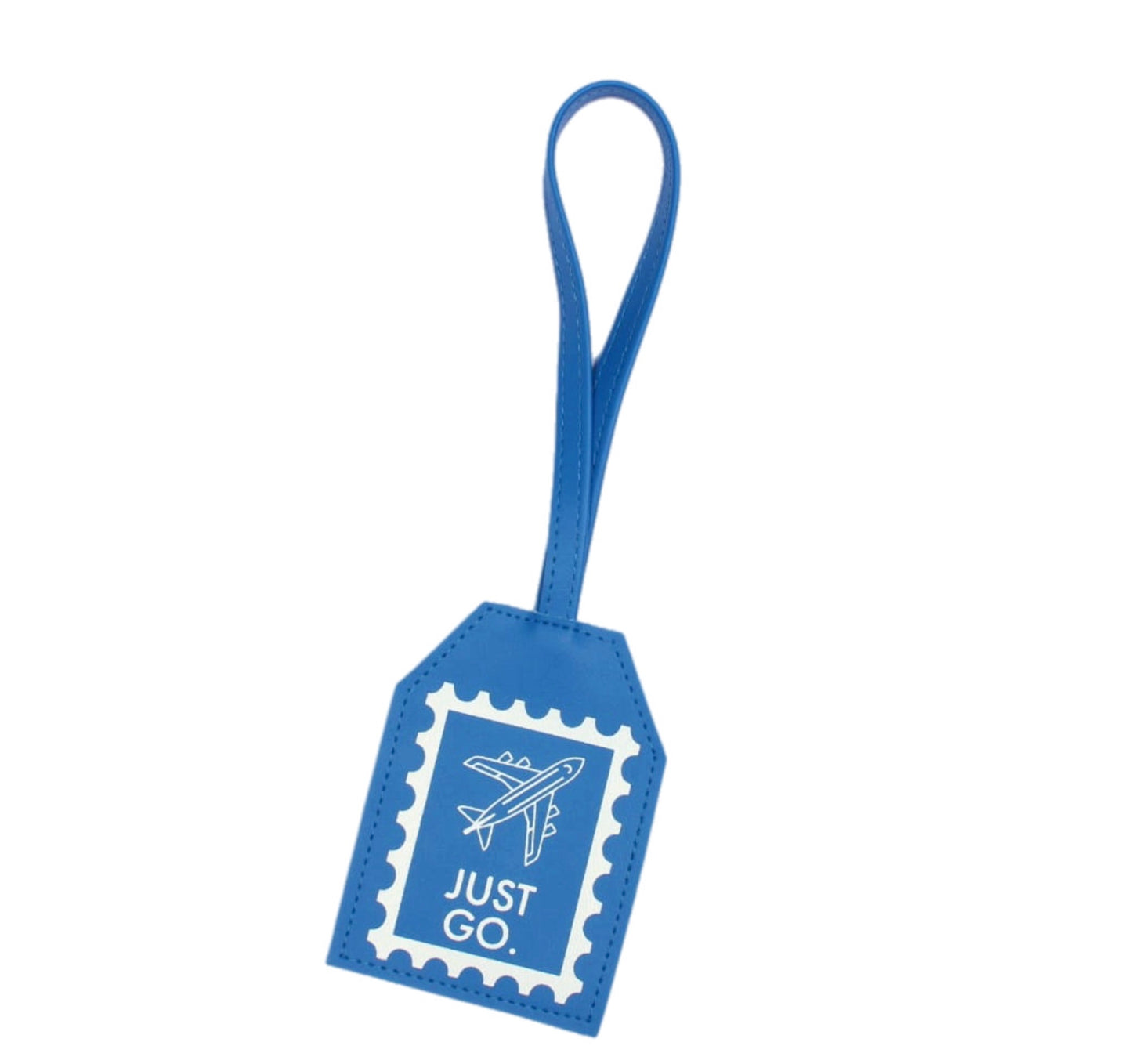 Luggage tag “JUST GO”