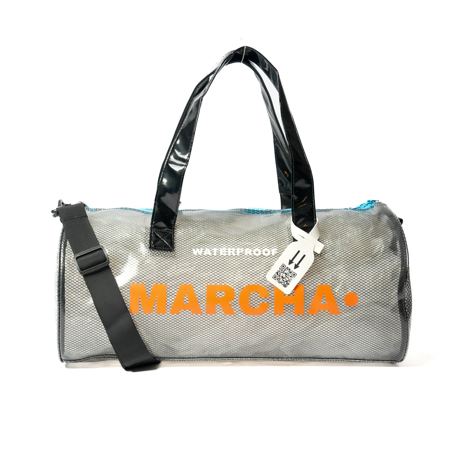 Aqua Black Duffle Bag