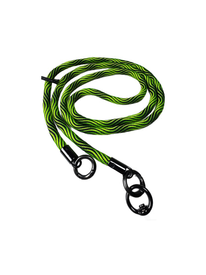 Decorative Rope | black X green neon