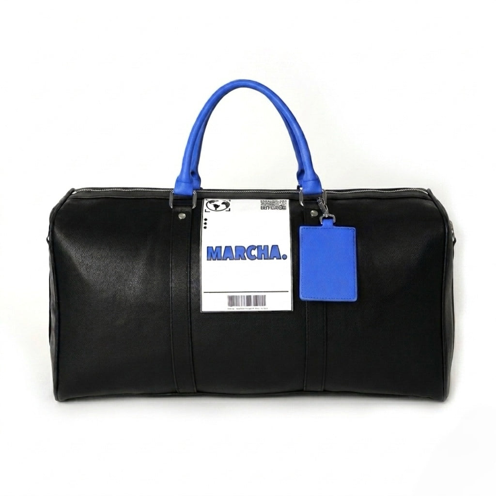 Duffle Black leather