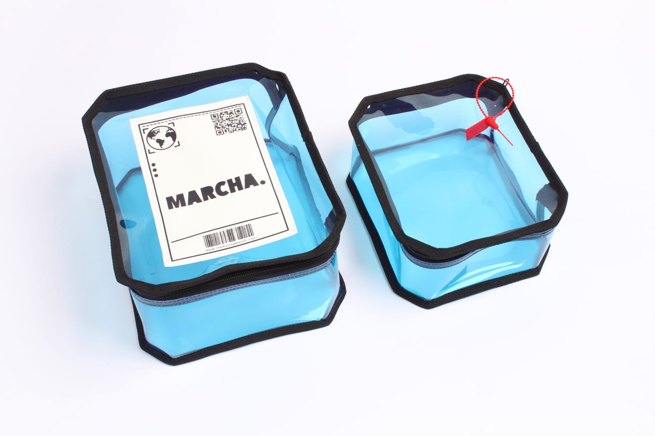 organizer pouch blue