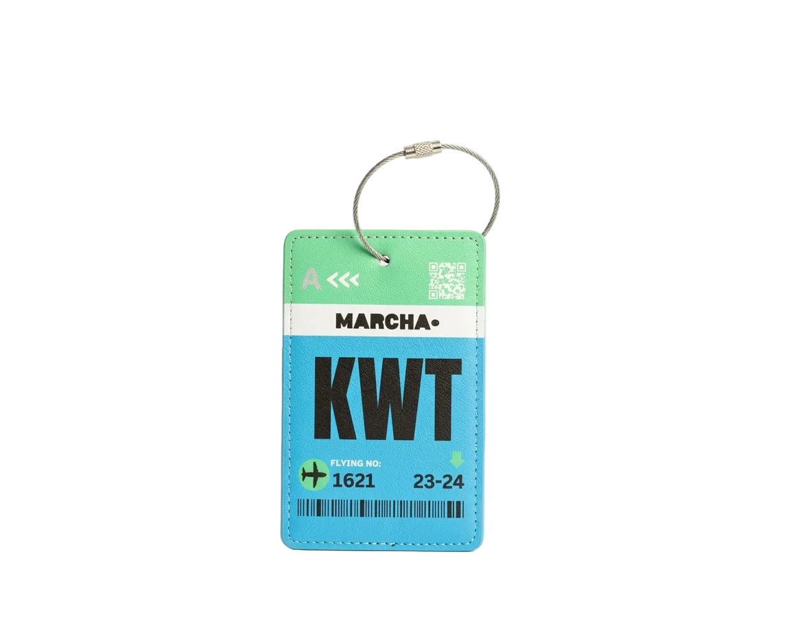 Luggage Ticket “kuwait"