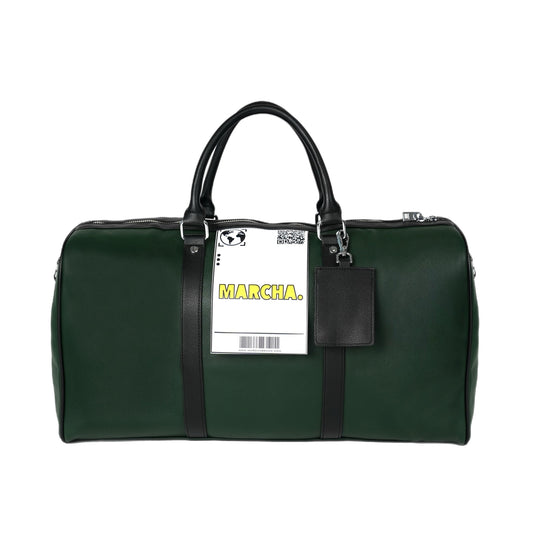 Green duffel